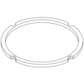 Уплотняющее кольцо 185-206 mm (4 отверстия)