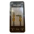 ������ miniJack-miniJack Delink 3.5plug-3.5plug 90' 3 m